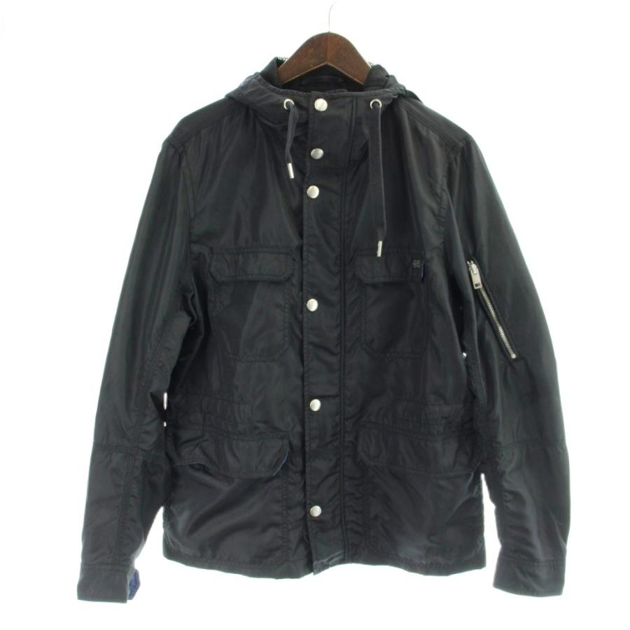 「DIESEL ディーゼル ワークジャケット ジップアップ フェード加工 S」 DIESEL（ディーゼル） ジャケット 上着 M 黒 ブラック フード ジップ