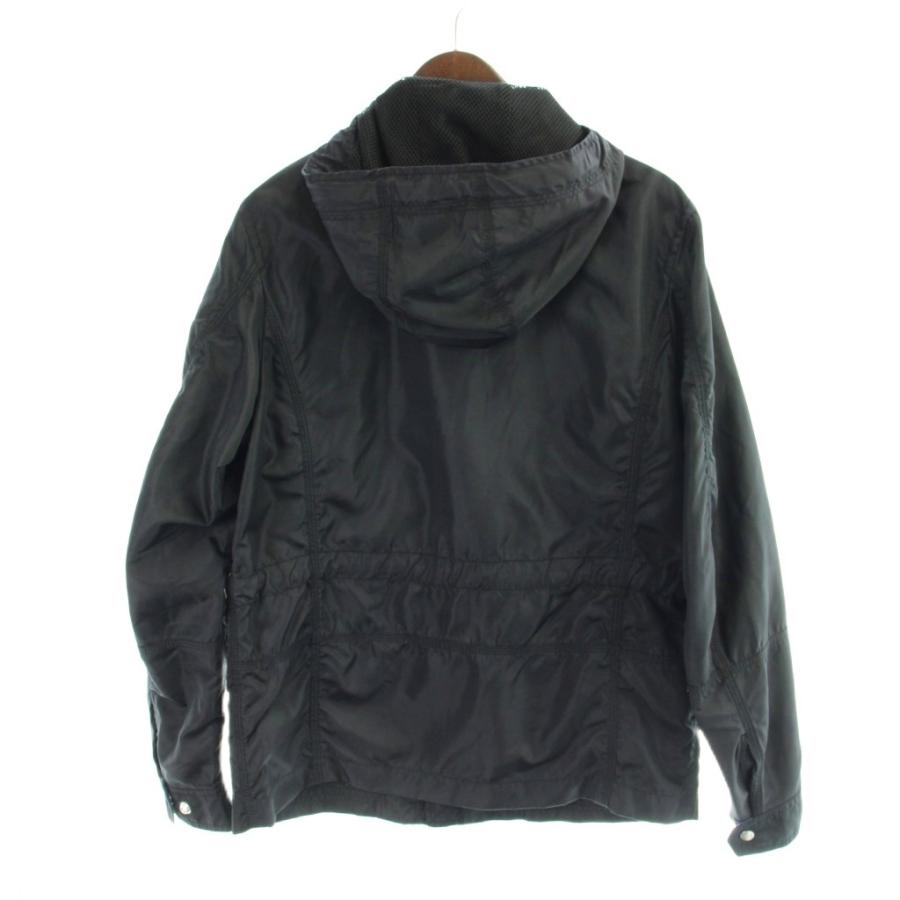 DIESEL（ディーゼル） ジャケット 上着 M 黒 ブラック フード ジップ