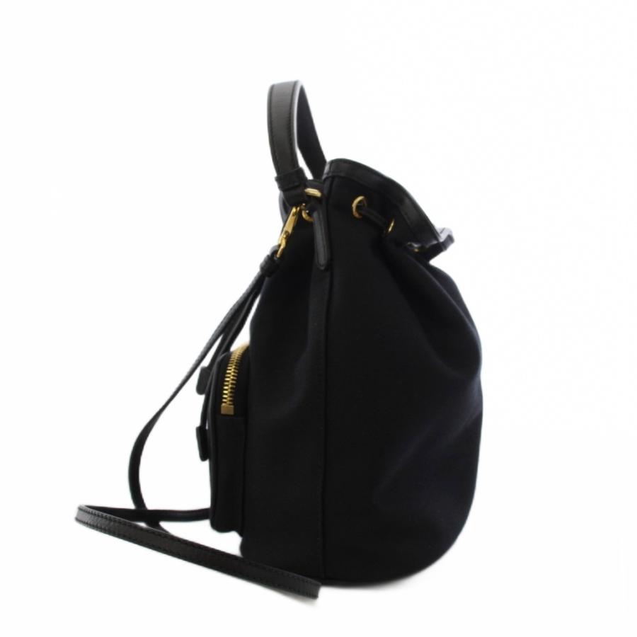 PRADA（プラダ） ロゴジャガード ハンドバッグ バケットバッグ