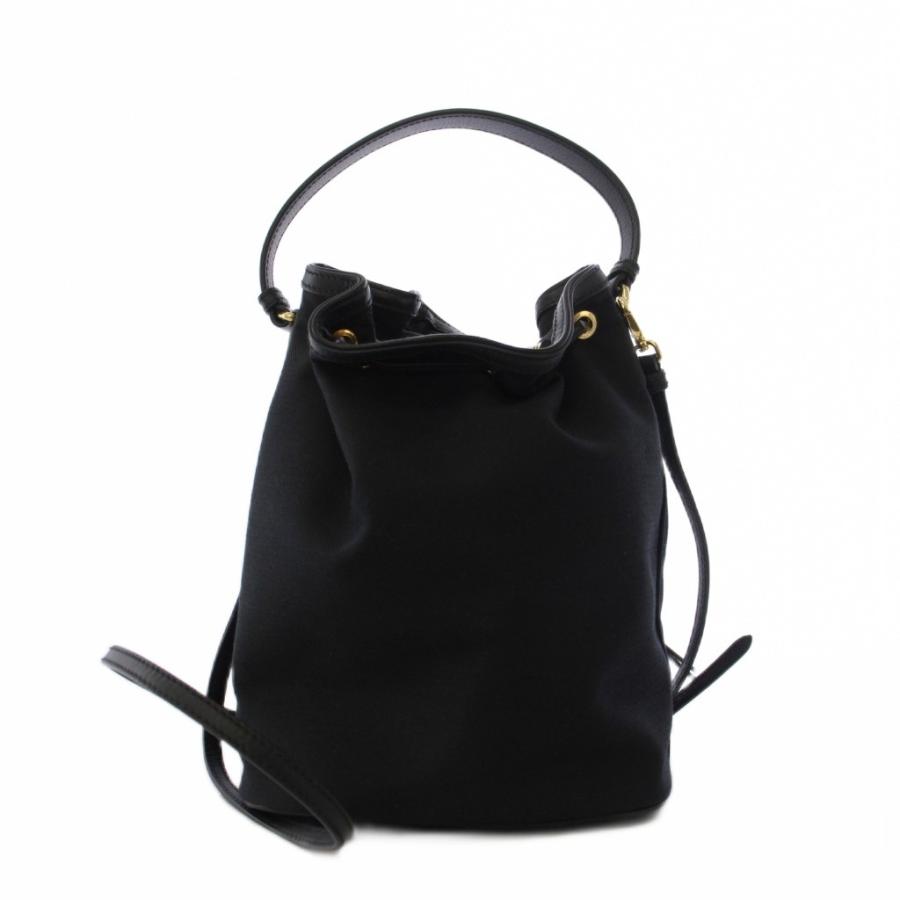 PRADA（プラダ） ロゴジャガード ハンドバッグ バケットバッグ