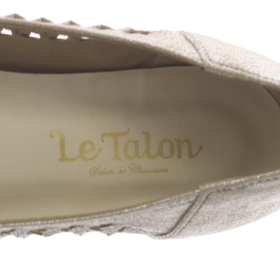 ルタロン Le Talon ポインテッドサシメッシュフラットシューズ