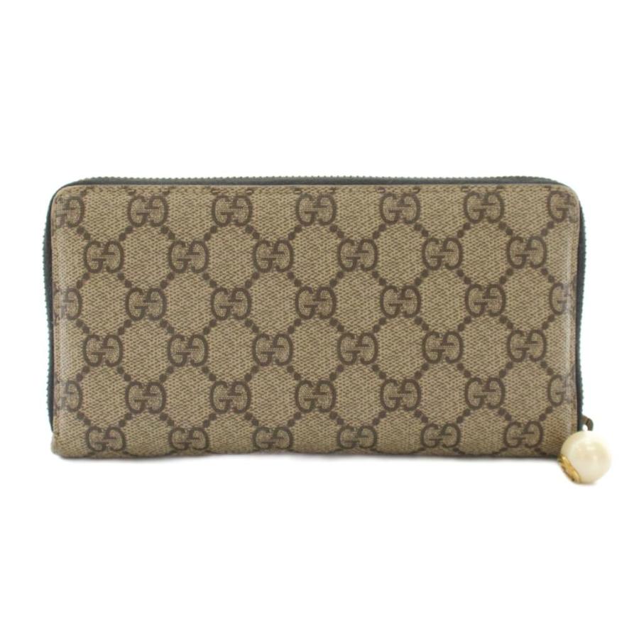 GUCCI（グッチ） 長財布 ラウンドファスナー 小銭入れ GG柄 GG