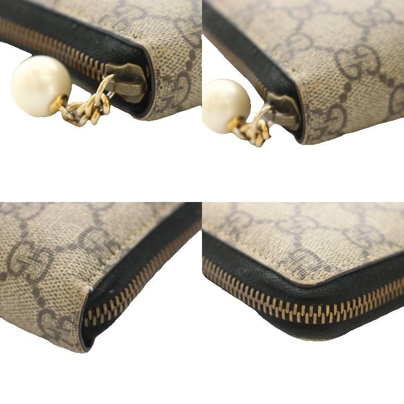 GUCCI（グッチ） 長財布 ラウンドファスナー 小銭入れ GG柄 GG 