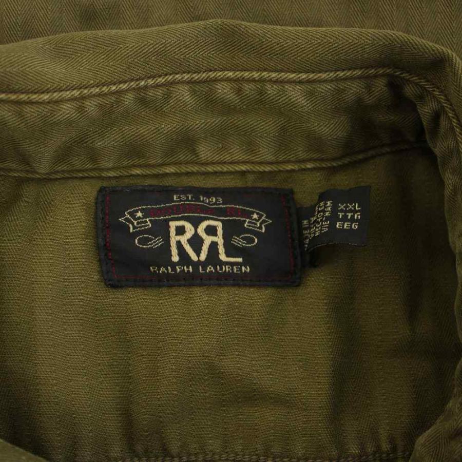 ダブルアールエル RRL ラルフローレン ガーメント染めヘリンボーン