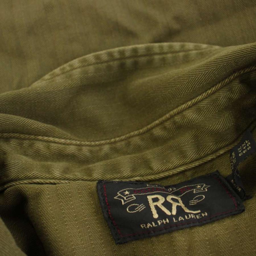 ダブルアールエル RRL ラルフローレン ガーメント染めヘリンボーン
