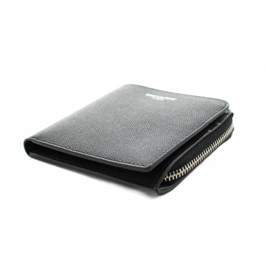 【未使用】Saint Laurent イーストウエスト　二つ折り財布 サンローラン パリ SAINT LAURENT PARIS イースト ウェスト ジップ