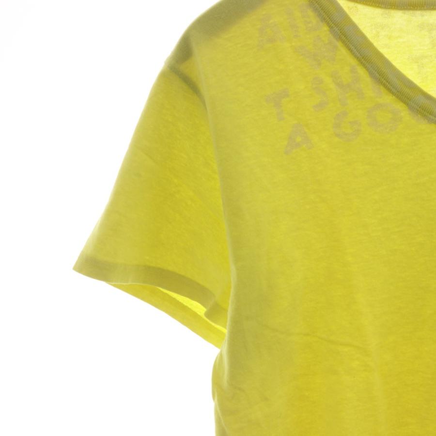 メゾンマルジェラ Maison Margiela Tシャツ カットソー 半袖 Vネック 