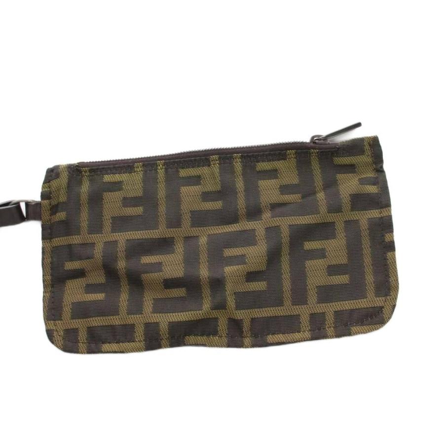 FENDI（フェンディ） ズッカ柄 トートバッグ ハンドバッグ ブラウン