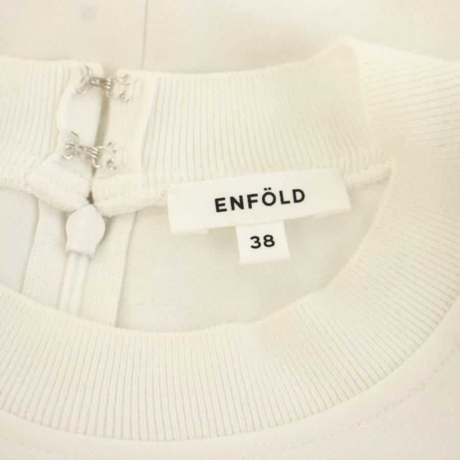エンフォルド ENFOLD 23AW ソリッドスリーブプルオーバー スウェット 