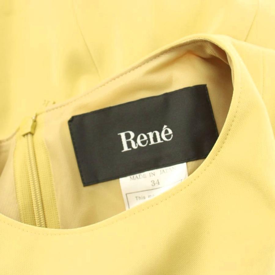 Rene（ルネ） Rene 23年製 ワンピース フレア ミモレ ロング 半袖 34