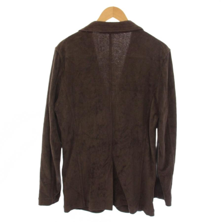 ラルディーニ LARDINI パイル地 テーラードジャケット M 茶 JGGM50 /BM