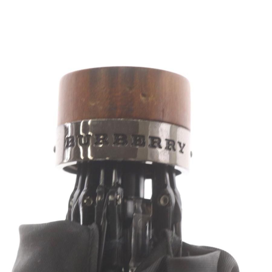 BURBERRY（バーバリー） 折りたたみ傘 チェック柄 ダークグレー /AN40