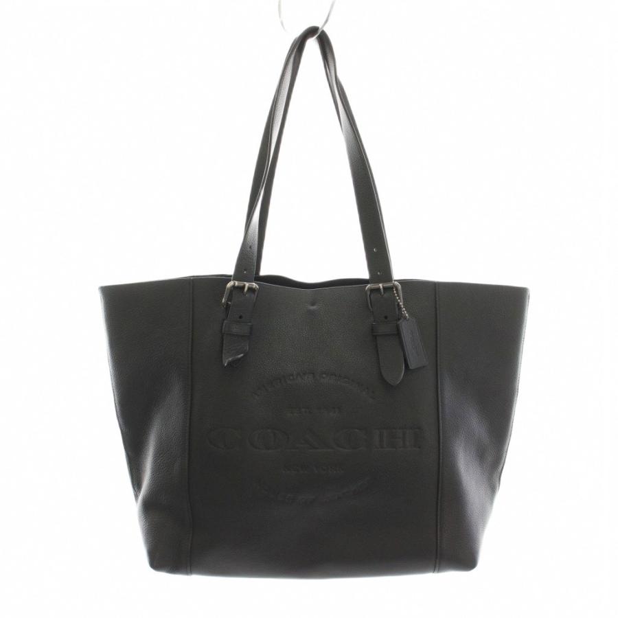 コーチ COACH F39947 ロゴモチーフ トートバッグ レザー ブラック COACH（コーチ） COACH F39947 ロゴモチーフ トートバッグ レザー