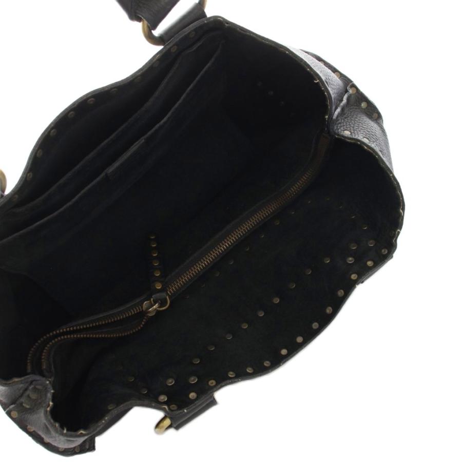 【人気商品】CELINE ブギーバッグスタッズ付き ブラック CELINE（セリーヌ） ブギーバッグ ハンドバッグ スタッズ レザー 本革