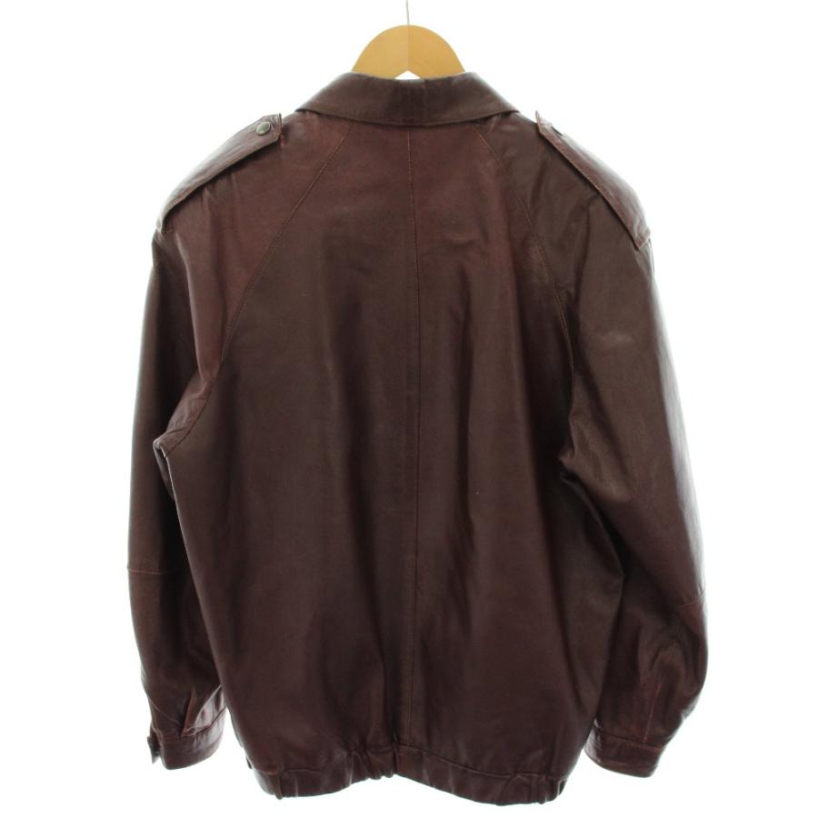 ダンヒル レザージャケット 革ジャン アウター ヴィンテージ 40 ボルドー dunhill（ダンヒル） レザージャケット 革ジャン アウター