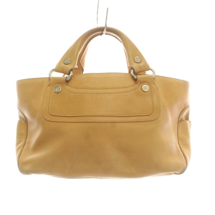 CELINE ブギーバッグ ベージュ ハンドバッグ CELINE（セリーヌ） ブギーバッグ ハンドバッグ レザー イエロー