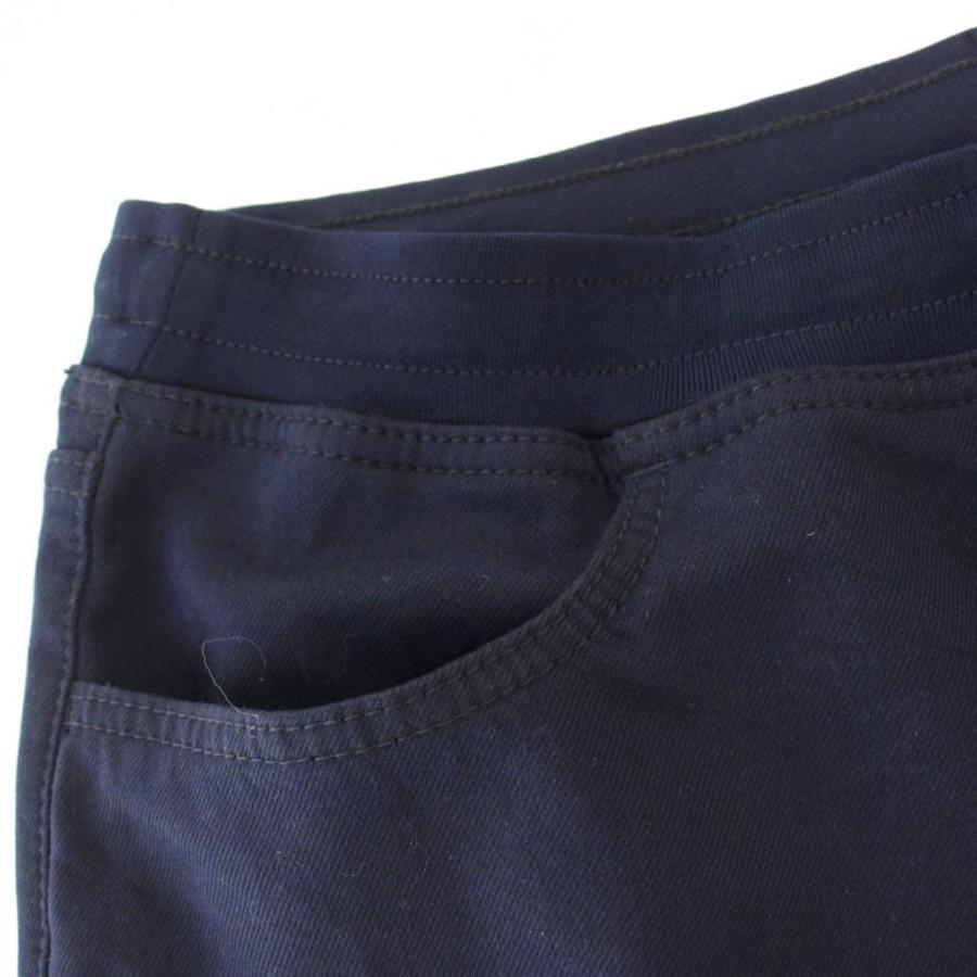 レリアン Leilian L JEANS イージーパンツ ストレッチ 13 ネイビー 紺 