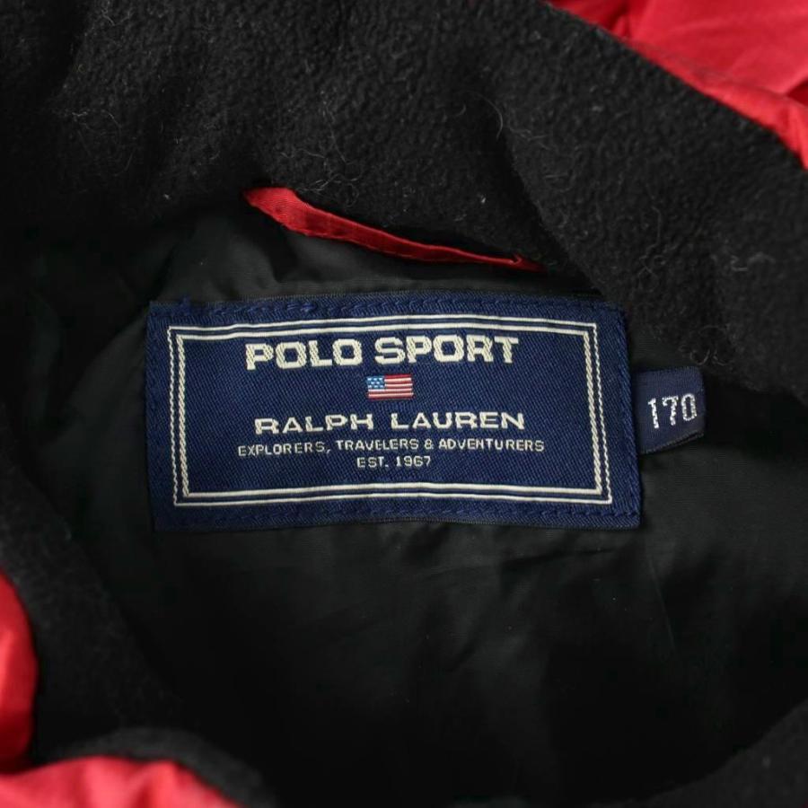 ポロスポーツ POLO SPORT ダウンコート ダウンジャケット 上着 170 赤