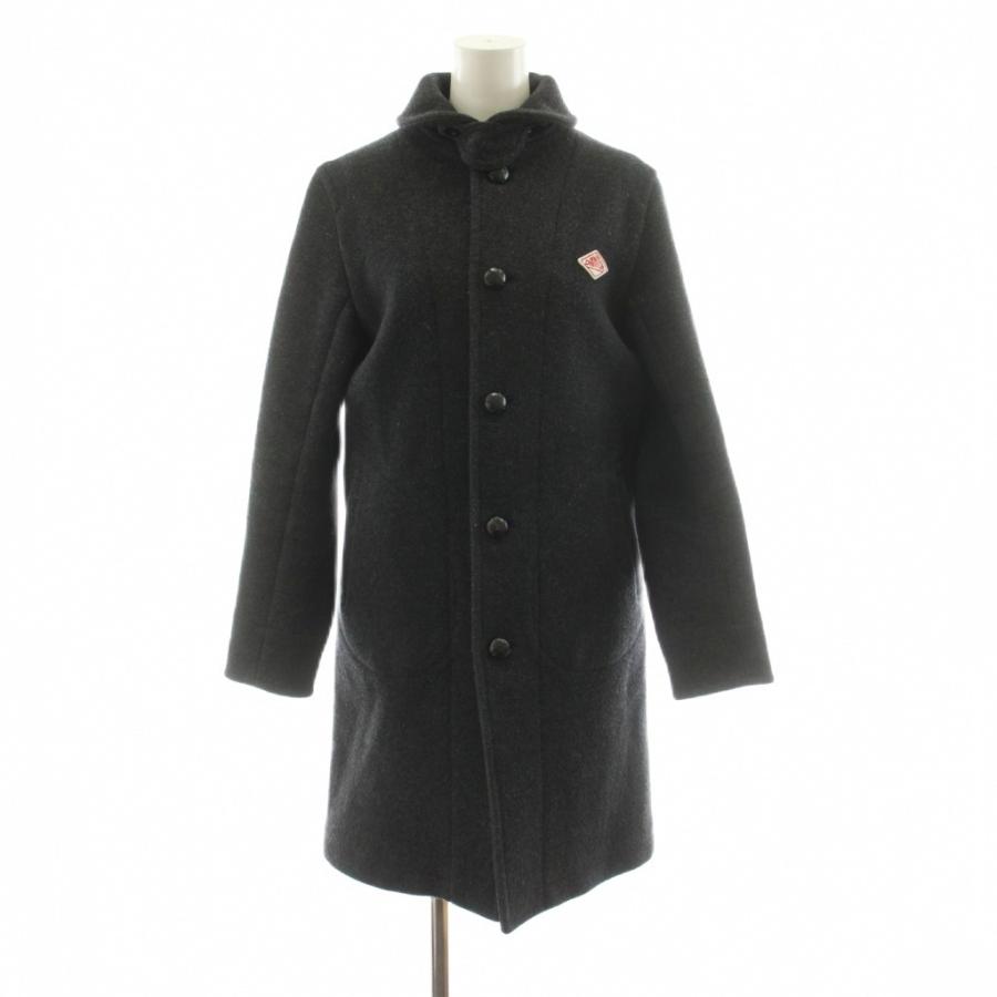 ダントン DANTON WOOL MOSEER LONG 丸衿フード付コート ロング ウール