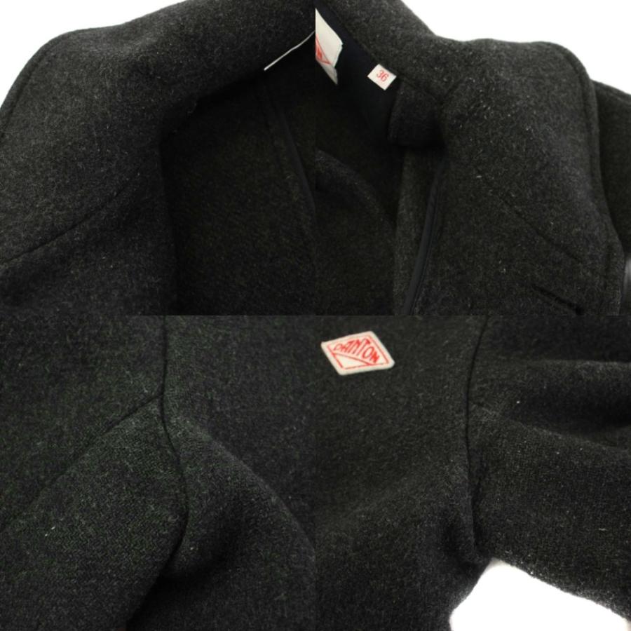 ダントン DANTON WOOL MOSEER LONG 丸衿フード付コート ロング ウール