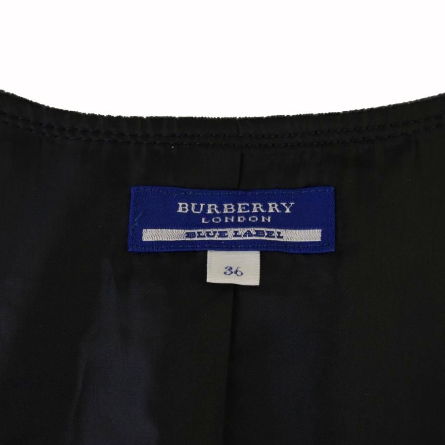 Burberry Blue Label ストライプ ミニワンピース 36 BURBERRY BLUE LABEL（バーバリーブルーレーベル） ワンピース ミニ丈