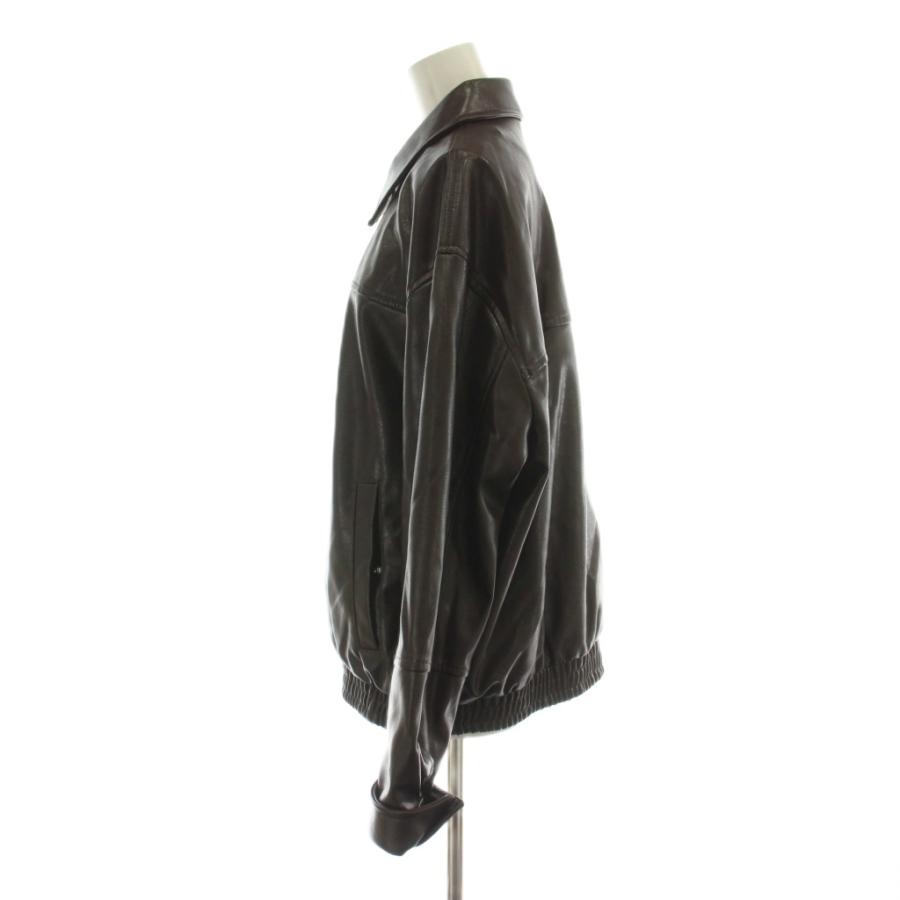 ZARA（ザラ） ジップアップ フェイクレザー ジャケット 上着 USA S