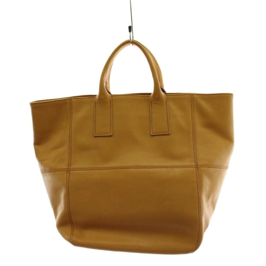 ヒロフ HIROFU ハンドバッグ レザー 黄 イエロー /AN35 ○D レディース