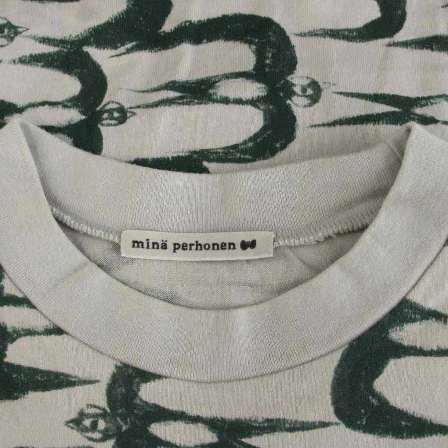 ミナペルホネン ハロースワロー Tシャツ ミナペルホネン mina perhonen