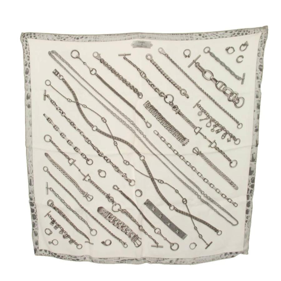 エルメス　スカーフ　カレ70 CHAINES ET GOURMETTES　未使用 HERMES（エルメス） カレ70 Chaines et Gourmettes チェーン
