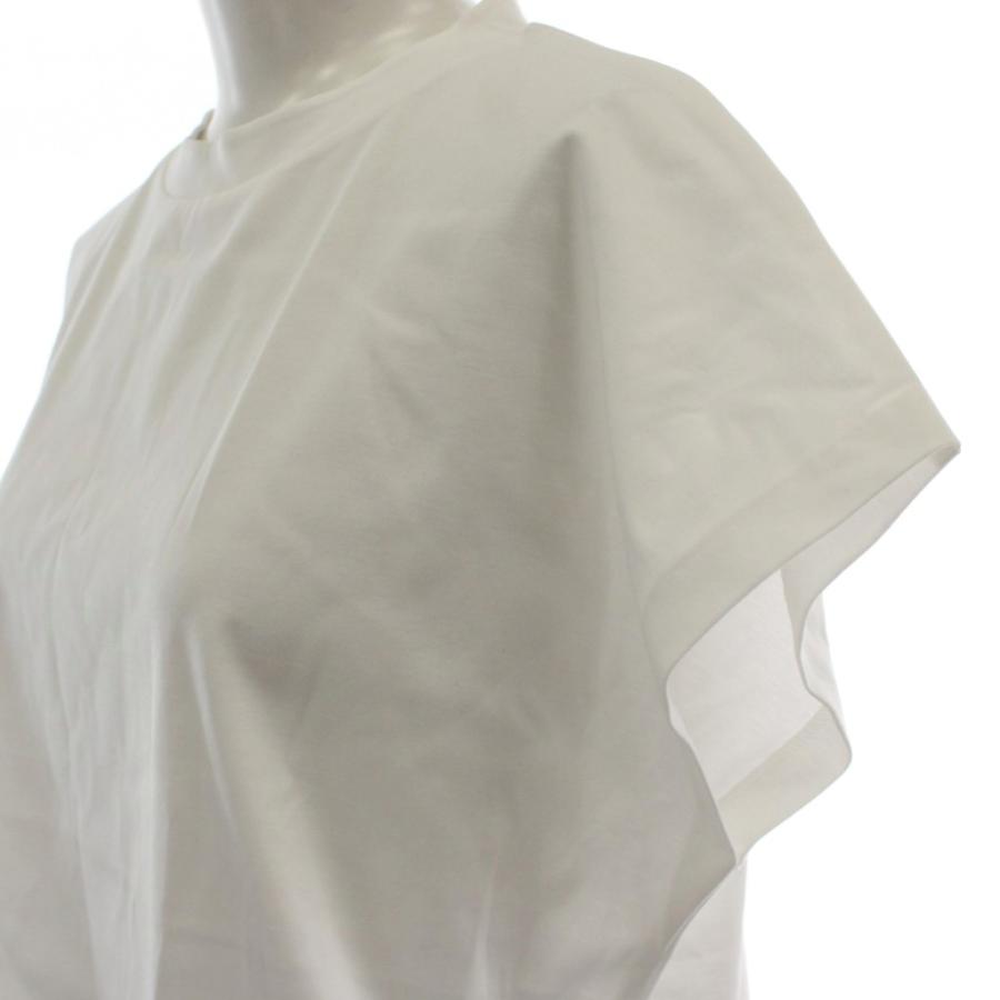 未使用品 ソージュ SOEJU COOL SMOOTH スタンドカラーカットソー M 白