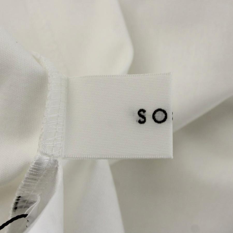 未使用品 ソージュ SOEJU COOL SMOOTH スタンドカラーカットソー M 白