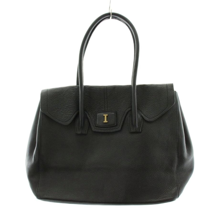 イアクッチ IACUCCI トートバッグ ショルダーバッグ Iロゴ金具 レザー 