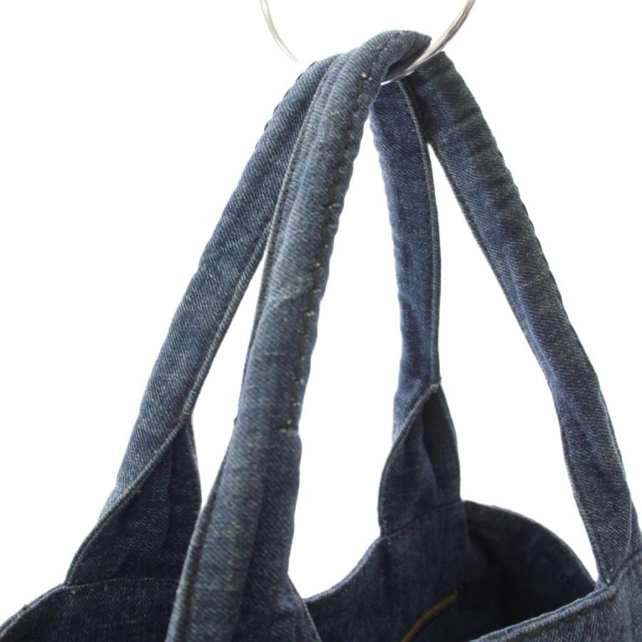 PRADA（プラダ） カナパ CANAPA トートバッグ デニム 青 ブルー /TK 5