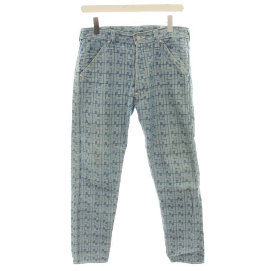 EVISU（エヴィス） デニムパンツ ジーンズ ボタンフライ 総ロゴ カモメ