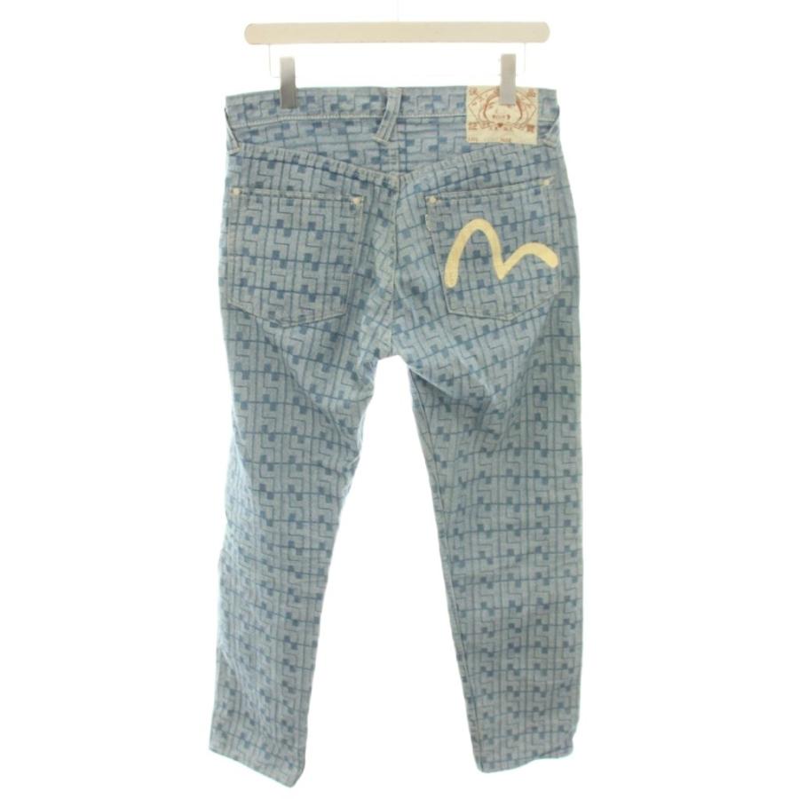 EVISU（エヴィス） デニムパンツ ジーンズ ボタンフライ 総ロゴ カモメ