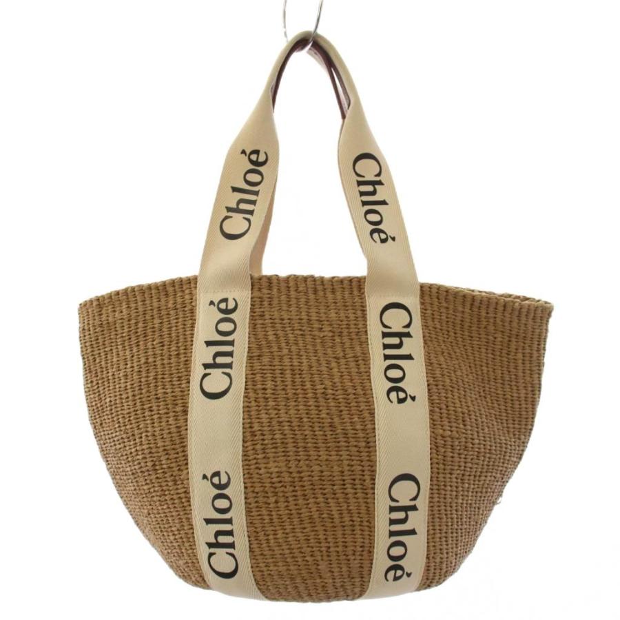 Chloe（クロエ） × ミフコ ウッディ ラージバスケットバッグ かご 