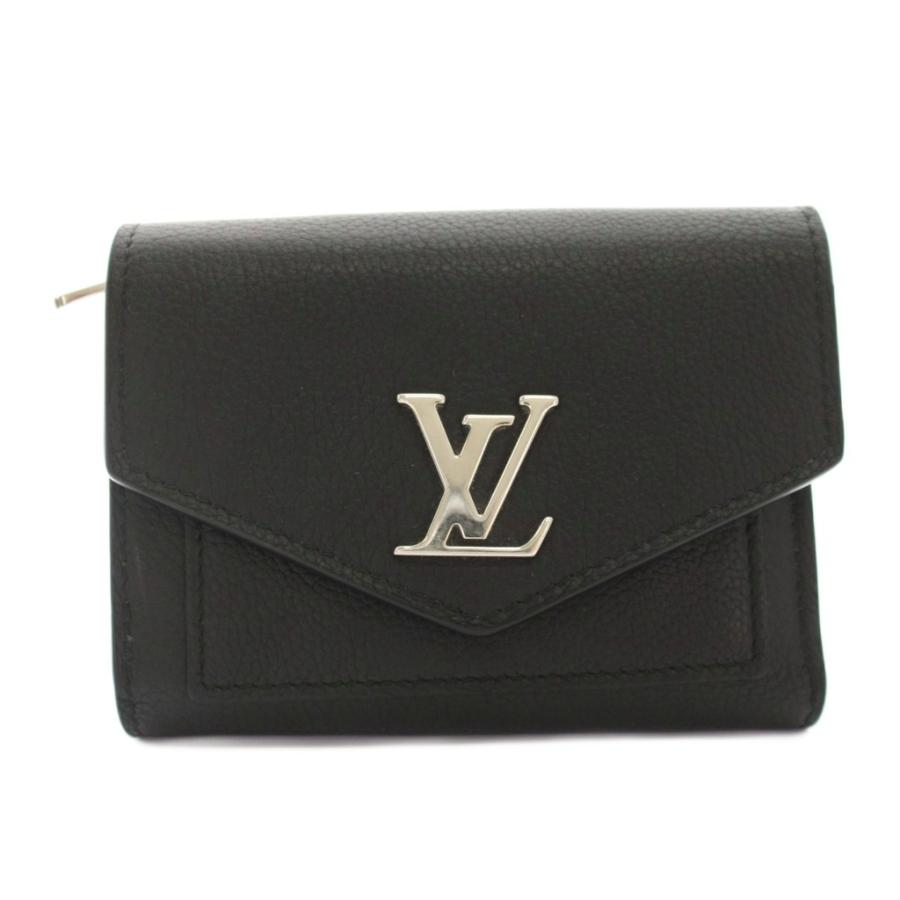 ルイヴィトン ポルトフォイユ マイロックミー コンパクト 折り財布 ブラック LOUIS VUITTON（ルイ・ヴィトン） ポルトフォイユ マイロックミー