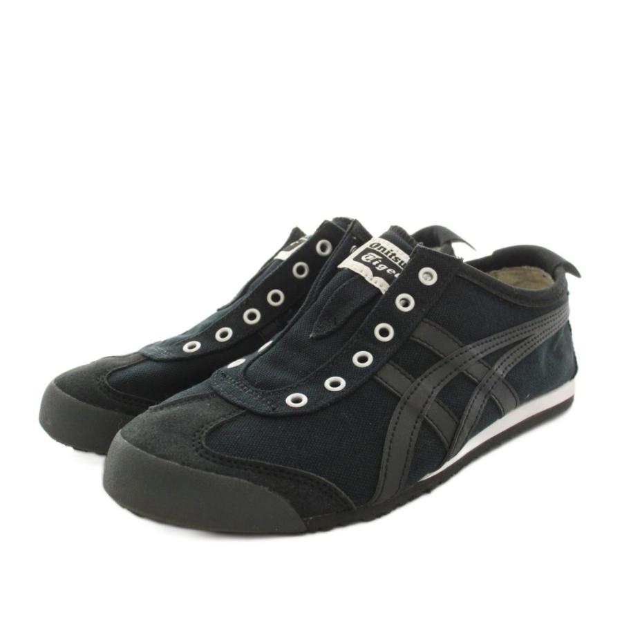 【極美品】オニツカタイガー　メキシコ　ブラック　スエード　1183A193 Onitsuka Tiger（オニツカタイガー） メキシコ66 スリッポン