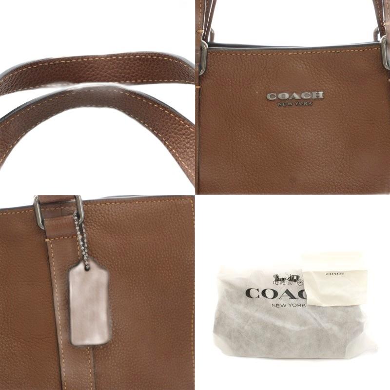コーチ ハドソンダブルハンドルトート ブリーフケース ハンドバッグ 茶 ブラウン COACH（コーチ） ハドソンダブルハンドルトート ブリーフケース