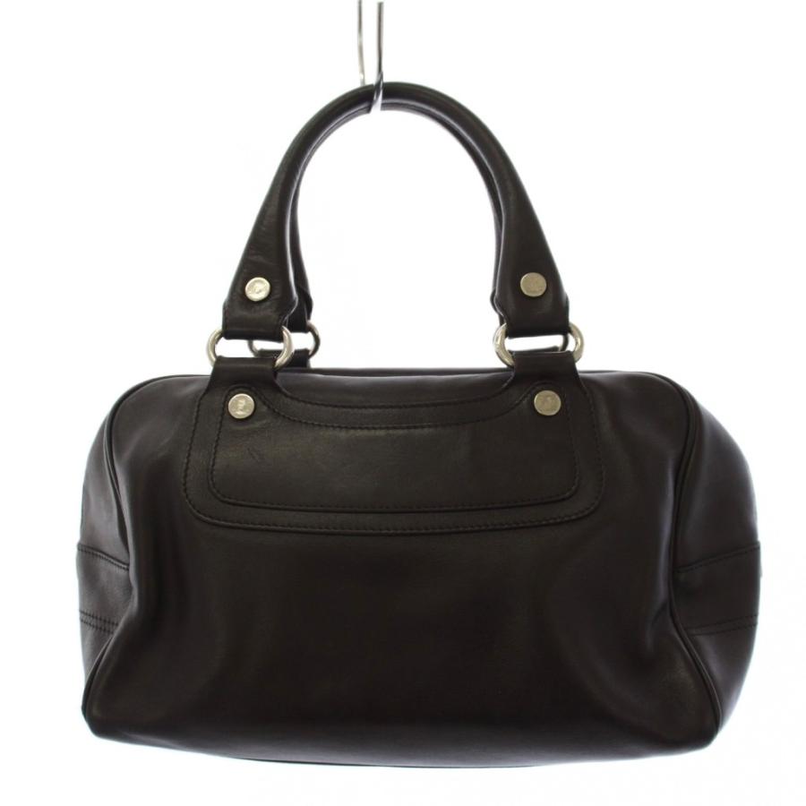 CELINE（セリーヌ） ブギーバッグ ハンドバッグ レザー 茶 /BM □OH 
