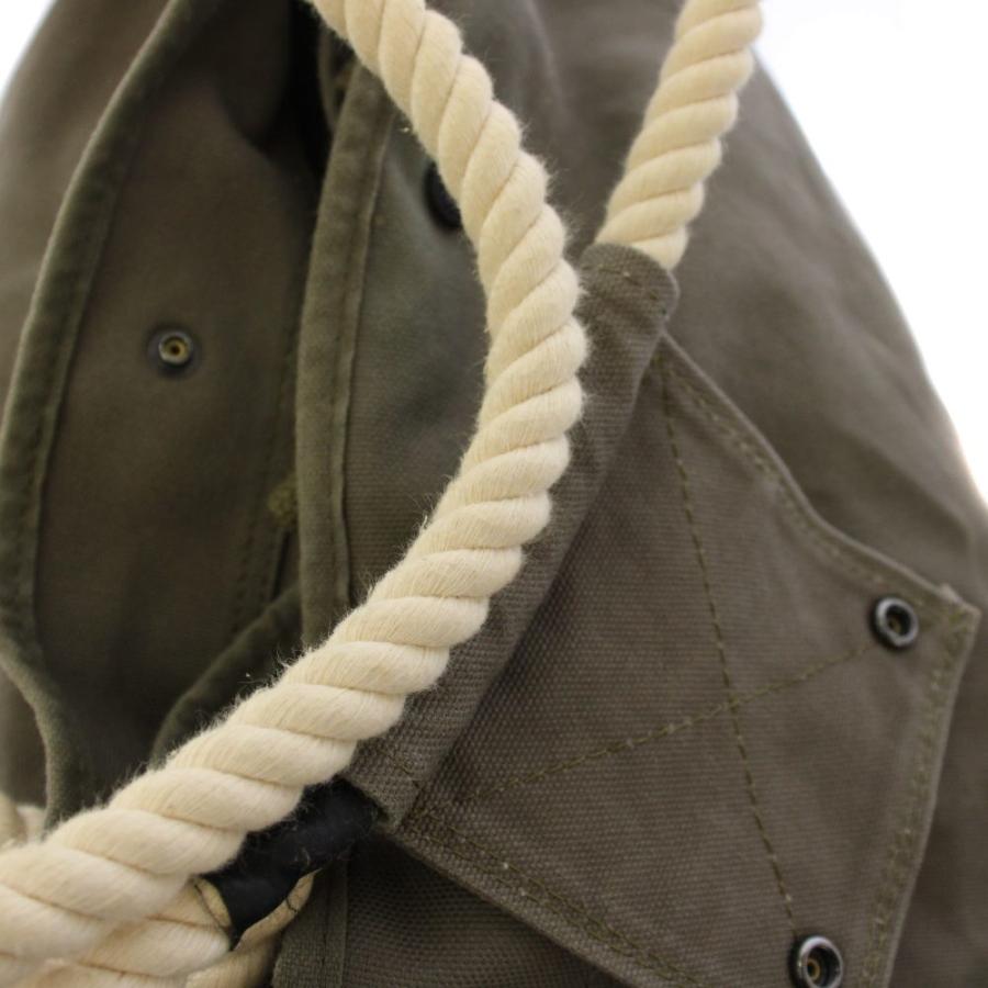 ダブルタップス WTAPS ショルダーバッグ ロープハンドル キャンバス カーキ ダブルタップス WTAPS ショルダーバッグ ロープハンドル キャンバス