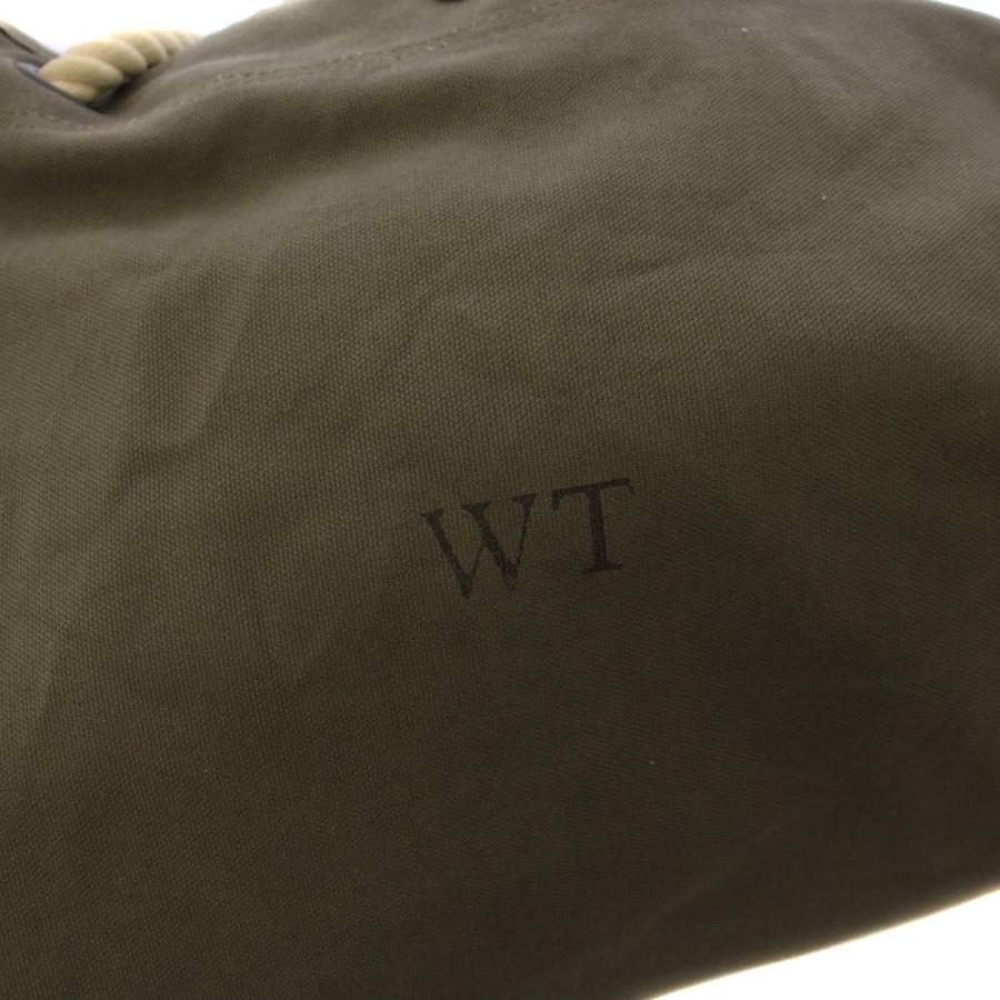 ダブルタップス WTAPS ショルダーバッグ ロープハンドル キャンバス