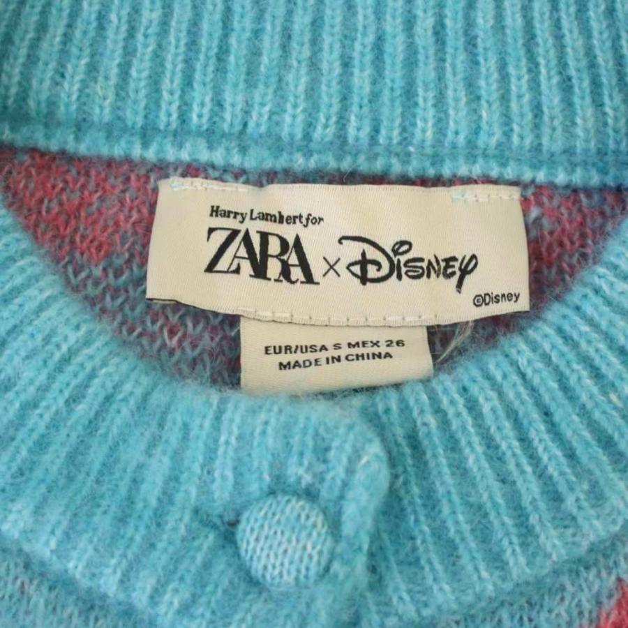 ZARA（ザラ） × ディズニー DISNEY インターシャリボンセーター ニット