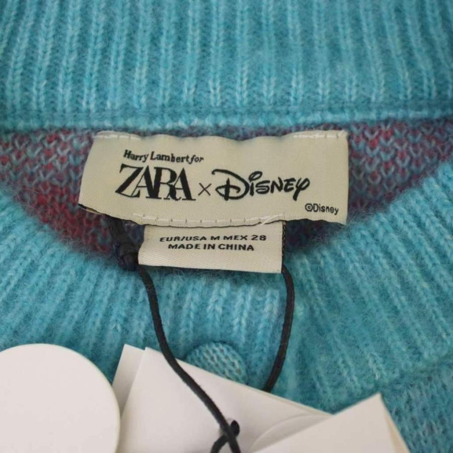 ZARA（ザラ） × ディズニー DISNEY インターシャリボンセーター ニット