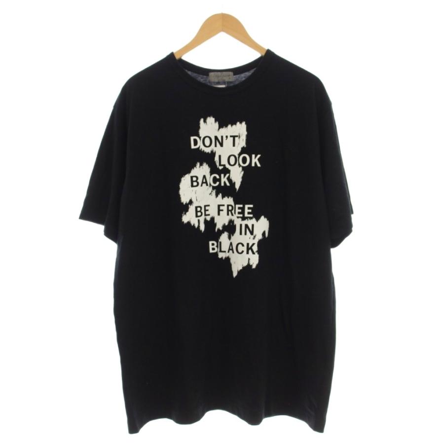 ヨウジヤマモトプールオム YOHJI YAMAMOTO POUR HOMME Tシャツ ロゴ