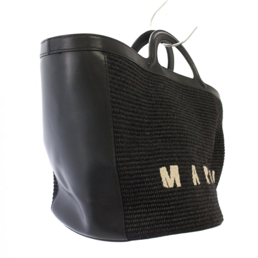 MARNI（マルニ） MARNI TROPICACIA ラージ かごバッグ ハンドバッグ 黒