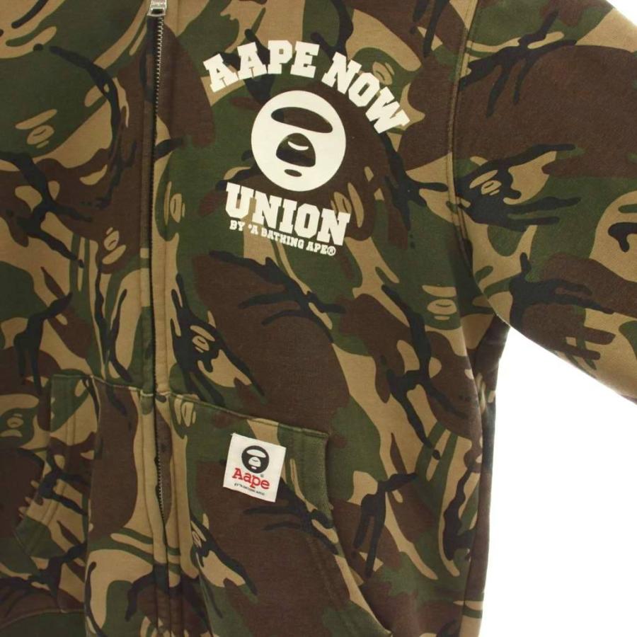 aape 迷彩柄 ジップアップパーカー A BATHING APE（アベイシングエイプ） Aape ジップアップ パーカー
