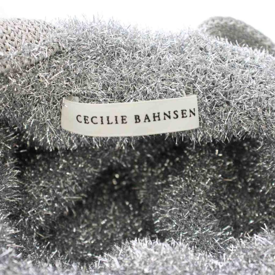 セシリーバンセン Cecilie Bahnsen UTE BAG ハンドバッグ ラメ ニット