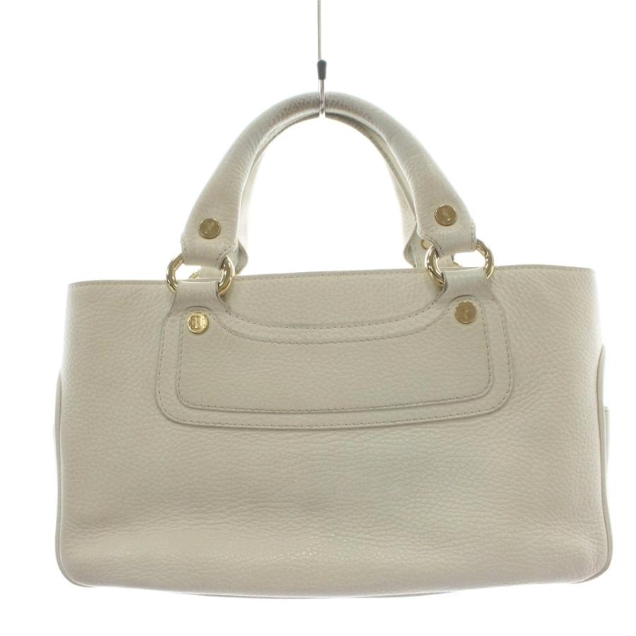 CELINE（セリーヌ） ブギーバッグ ハンドバッグ レザー 白 ホワイト