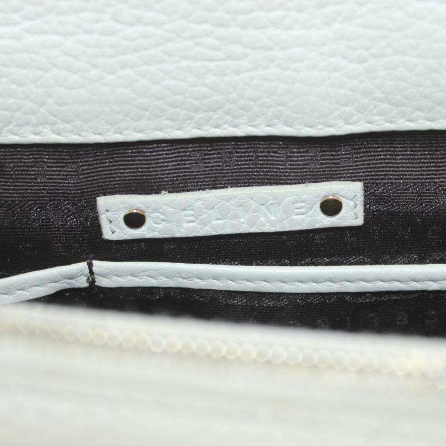 CELINE（セリーヌ） ブギーバッグ ハンドバッグ レザー 白 ホワイト
